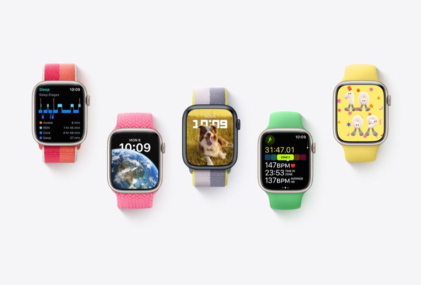 Antara ciri terbaru perisian jam Apple (watchOS9) termasuk metrik aktiviti larian, penjejak Fibrillasi Atrium dan peringatan pengambilan ubat. Sumber: apple.com