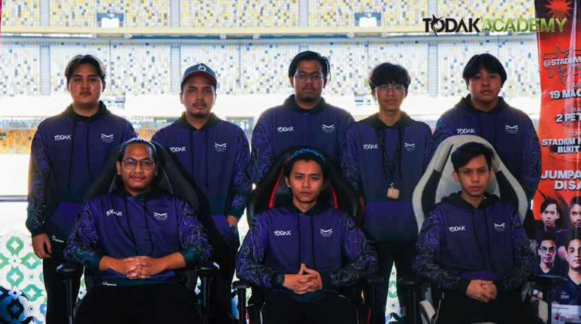 Pasukan Mobile Legend: Bang-Bang (MLBB) Todak menjadi wakil Malaysia beraksi di Sukan SEA Vietnam pada bulan Mei 2022, selepas muncul juara pada kejohanan Pemilihan Esukan Malaysia 2022, baru-baru ini. - Foto DagangNews