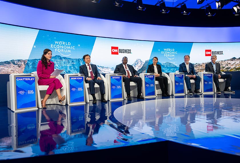 Sesi dialog sekuriti makanan di WEF Davos - Foto WEF