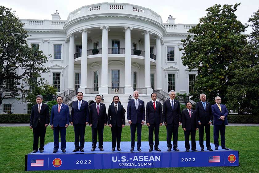 Pemimpin ASEAN bersama Presiden Joe Biden di White House pada Mei lalu