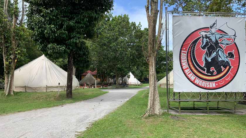 Ladang Alam Warisan juga menawarkan pakej perkhemahan yang selesa
