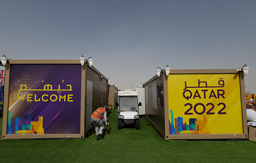 Kabin yang berwarna terang dengan dinding nipis ini direka untuk memuatkan satu atau dua penghuni. - Foto REUTERS