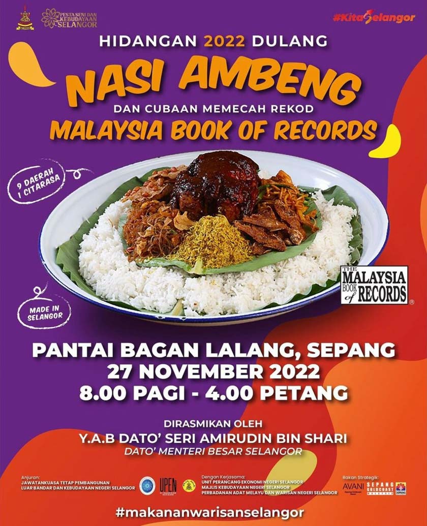 Fiesta Nasi Ambeng Tradisional Selangor 2022 akan berlangsung hari ini dari jam 9 pagi hingga 4 petang - Foto/AstroAWANI
