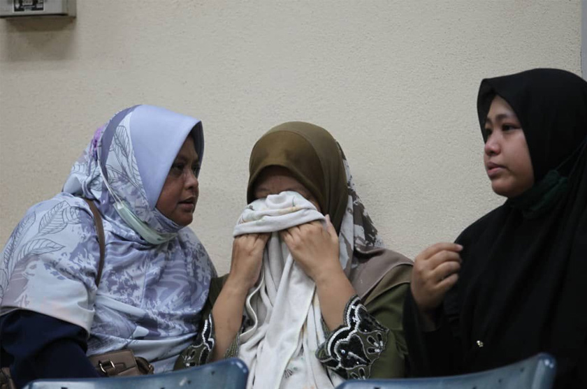 Nor Asikin Ahmad tidak dapat menahan sebak apabila teringat akan kejadian sedih menimpa anak dan cucu kesayangannya. 