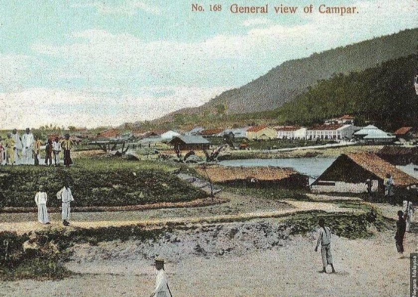 Kampar pada awal abad ke-20. - Foto ihsan Nor Hisham Zulkiflee