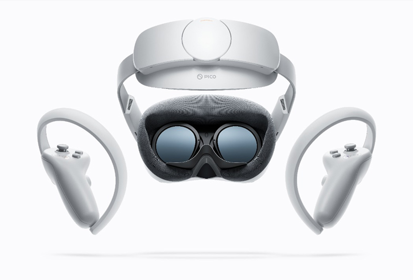 Reka bentuk ergonomik set kepala VR PICO ini juga menyokong penggunaan pengatur cermin mata yang disertakan di dalam kotak.