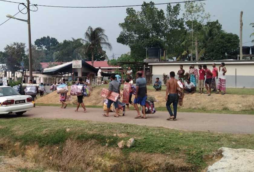 Kesemua mangsa telah menerima sumbangan kelengkapan daripada JKM dan jabatan-jabatan lain, dan ditempatkan di penempatan sementara. - Foto JBPM