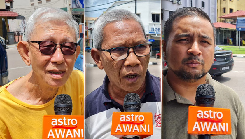 Dari kiri: Ben Lo, Ahmad Firdaus, Baharin