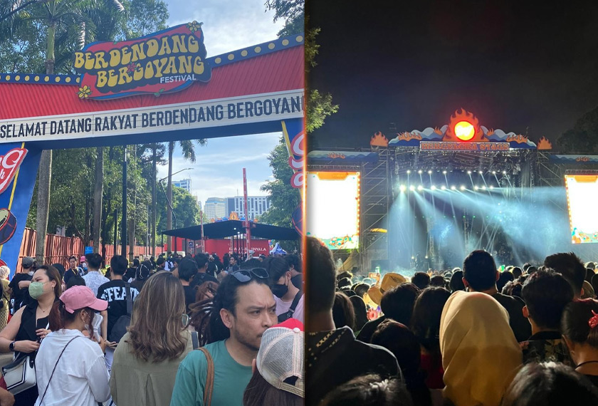 Laluan keluar dan masuk ke tapak acara dilihat tidak diuruskan dengan baik oleh pihak penganjur. - Sumber Astro AWANI