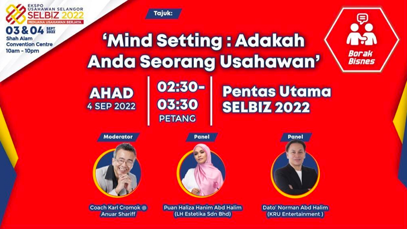 Penyanyi terkenal Liza Hanim dan Datuk Norman (KRU) akan berkongsikan pengalaman dan tips-tips menarik kepada para pengunjung.