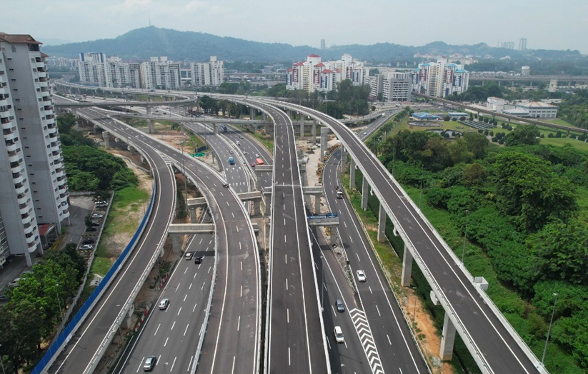 Lebuhraya SUKE menyediakan penyelesaian penyuraian trafik di bahagian timur Kuala Lumpur. – Foto Prolintas