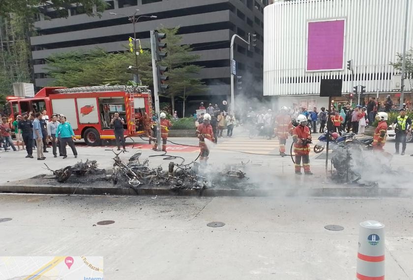 Bomba sedang menyiasat punca dan nilai sebenar kerugian.