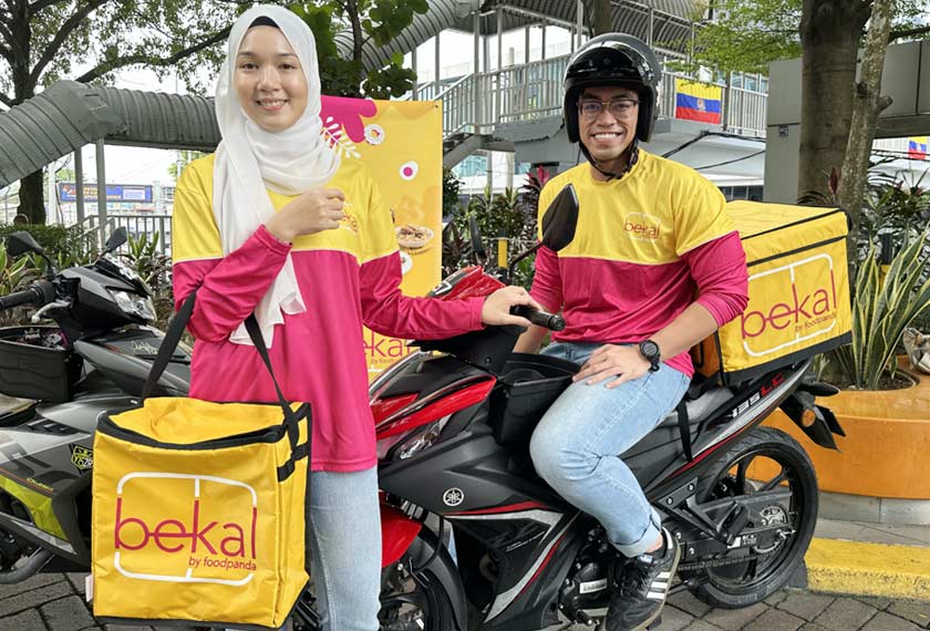 Penghantar bekal by foodpanda diberi beg khas dan latihan pengetahuan dan pematuhan asas halal termasuk proses sertu.