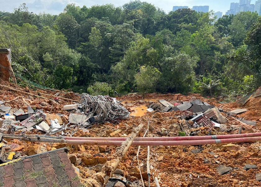 Kredit: Unit Forensik Tanah Runtuh Jabatan Kerja Raya (JKR)
