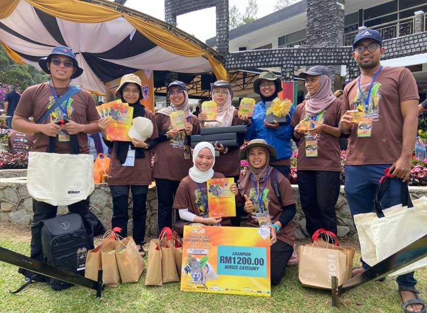 Antara peserta dari UKM yang menyertai Fraser's Hill International Bird Race 2023 