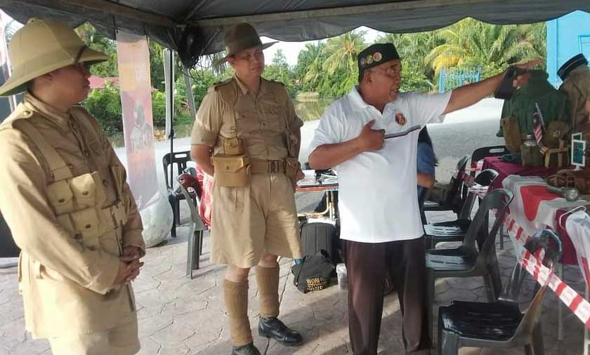Badan bukan kerajaan (NGO) dari Persatuan Kumpulan Sejarah Malaya (MHG) menganjurkan pameran Perang Dunia Kedua dan Darurat di Ban Pecah. - Astro AWANI