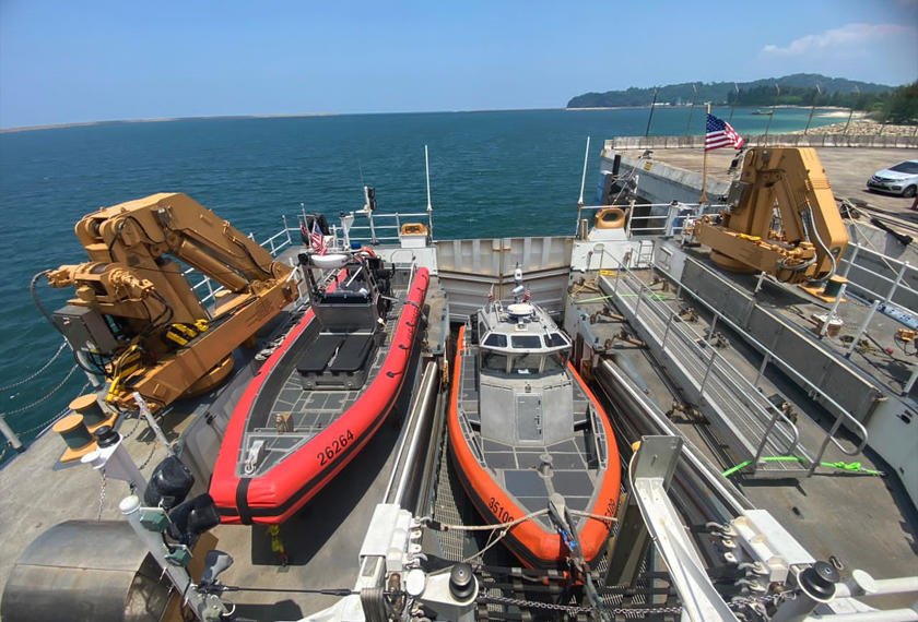 Munro dilengkapi dengan bot pemintas