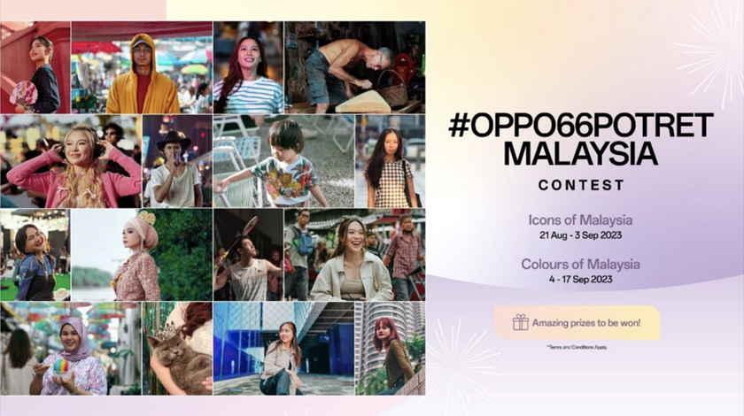 Kongsi potret terbaik dalam peraduan ‘66 Potret Malaysia’ OPPO.