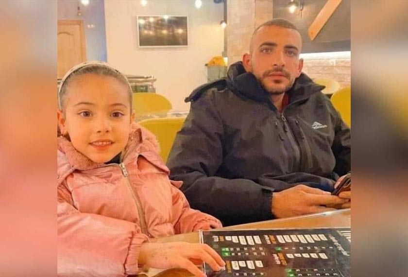 Farouq dan anak perempuannya yang berusia lima tahun.