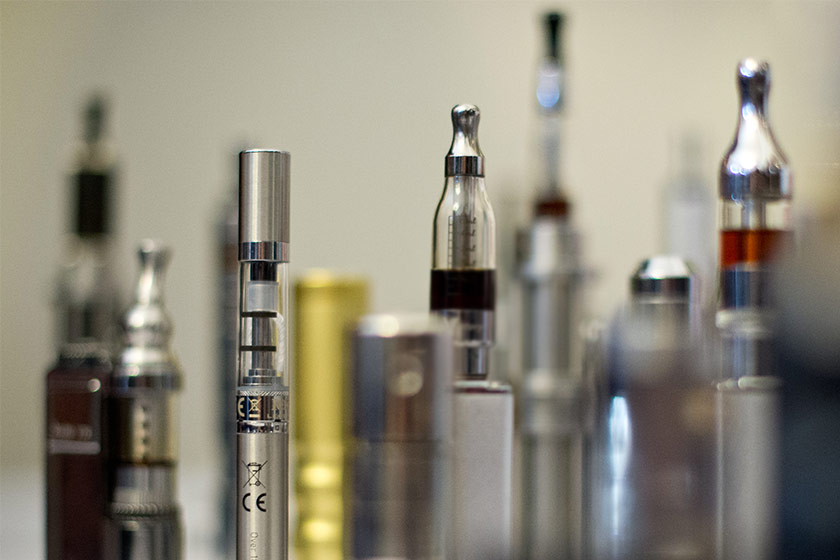 Wujud kandungan cecair di dalam rokok elektronik yang tidak dipantau sepenuhnya.