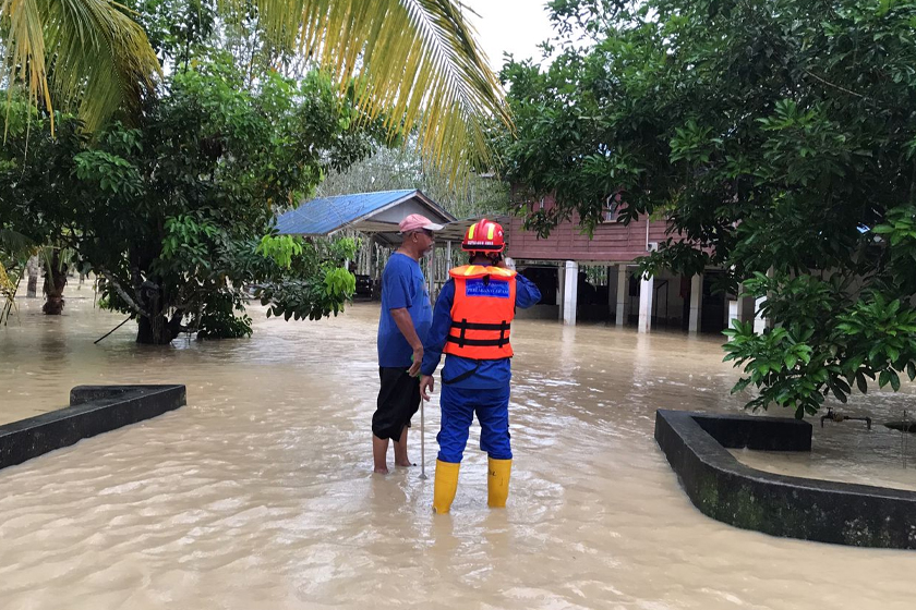 Antara kapung terjejas ialah Kampung Paya Semambung, Kampung Kilang Batu, Kampung Tengah dan Kampung Balai Lama. - Foto APM