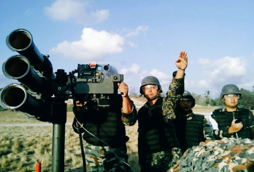 Starstreak walaupun dikatakan sebagai peluru berpandu jarak dekat yang terbaik tetapi jumlah yang Tentera Darat miliki kecil. - Foto DagangNews