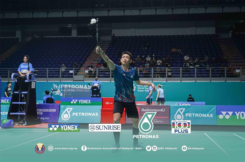 Daren ketika bermain menentang Toma di Axiata Arena, Bukit Jalil, 10 Jan 2023. - Foto Facebook BAM