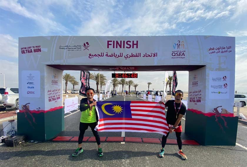 Peserta Malaysia yang berjaya menamatkan larian (Gambar: Marlina Manaf)