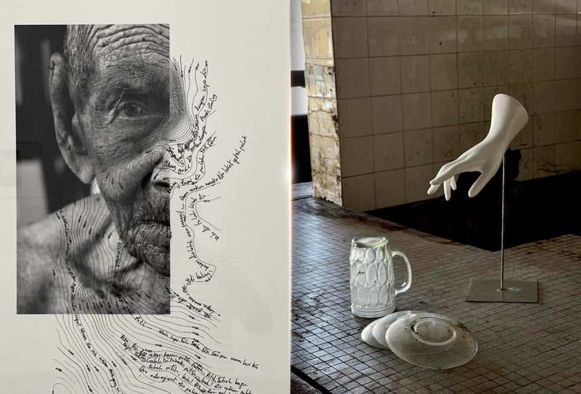 Antara karya seni yang dipamerkan sempena After Monsoon. - Facebook Azzaha Ibrahim