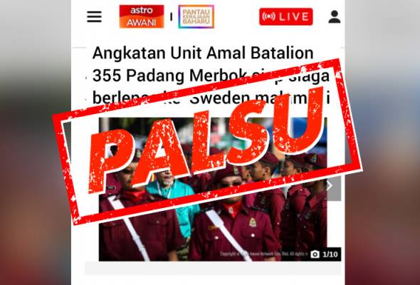 Penafian Astro AWANI tentang laporan berkaitan Unit Amal ke Sweden | Awani
