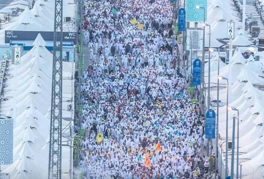 Keadaan perkhemahan di Mina.- Foto Kementerian Haji dan Umrah.