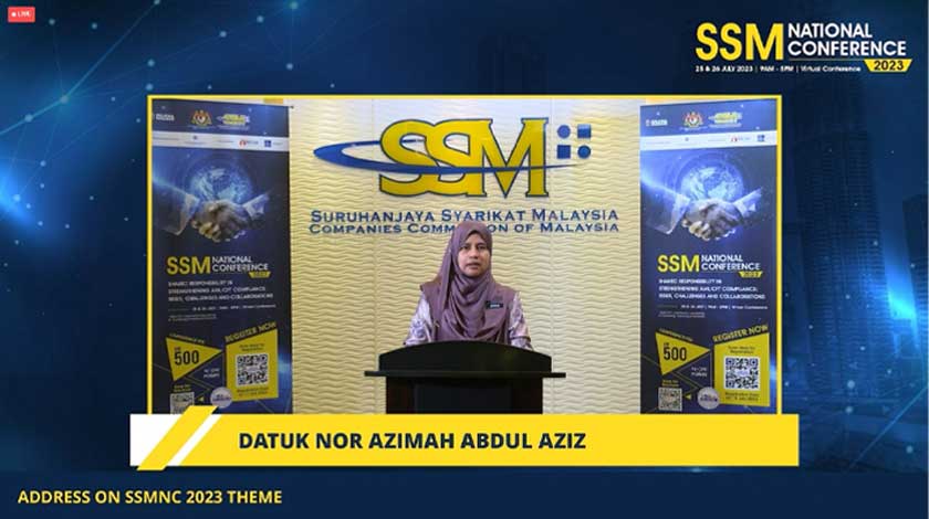 Ketua Pegawai Eksekutif SSM Datuk Nor Azimah Abdul Aziz
