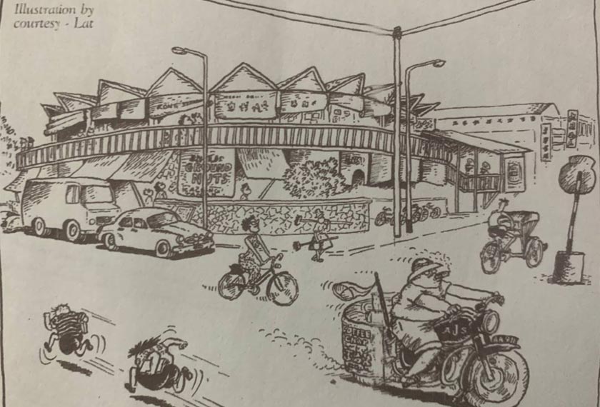 Keunikan bangunan ini juga ada diselitkan dalam buku Town Boy karya Datuk Lat.