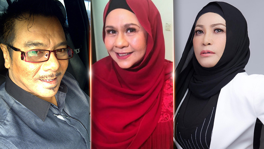 Dari kiri Azizul Khamis, Ogy Ahmad Daud dan Ramlah Ram.