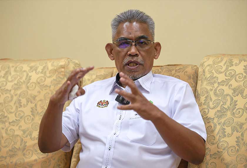 Ismail ketika ditemubual di Ibu Pejabat MADA, Ampang Jajar, Alor Setar, baru-baru ini. --fotoBERNAMA