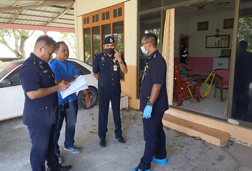 Ketika kejadian terdapat suspek dan isteri serta bapa dan ibu mangsa di dalam rumah terbabit. - Foto Astro AWANI