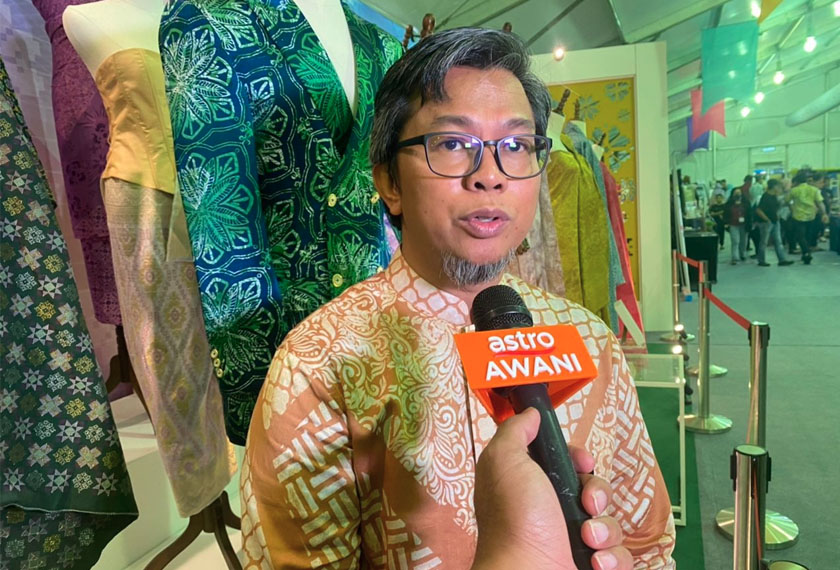 Timbalan Ketua Pengarah (Pembangunan) Kraftangan Malaysia, Abdul Halim Ali, penganjuran kali ke-20 itu, lebih unik berbanding tahun sebelumnya dengan tema 'Ini Kraf Malaysia'. Gambar: Astro AWANI