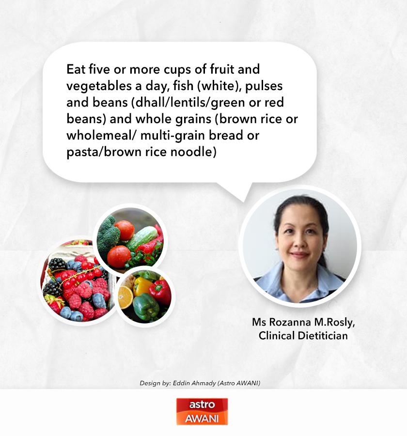 Instead of painting a rainbow, how about eating a rainbow of colors? Red, orange, yellow, green, white, blue and purple. - Astro AWANI