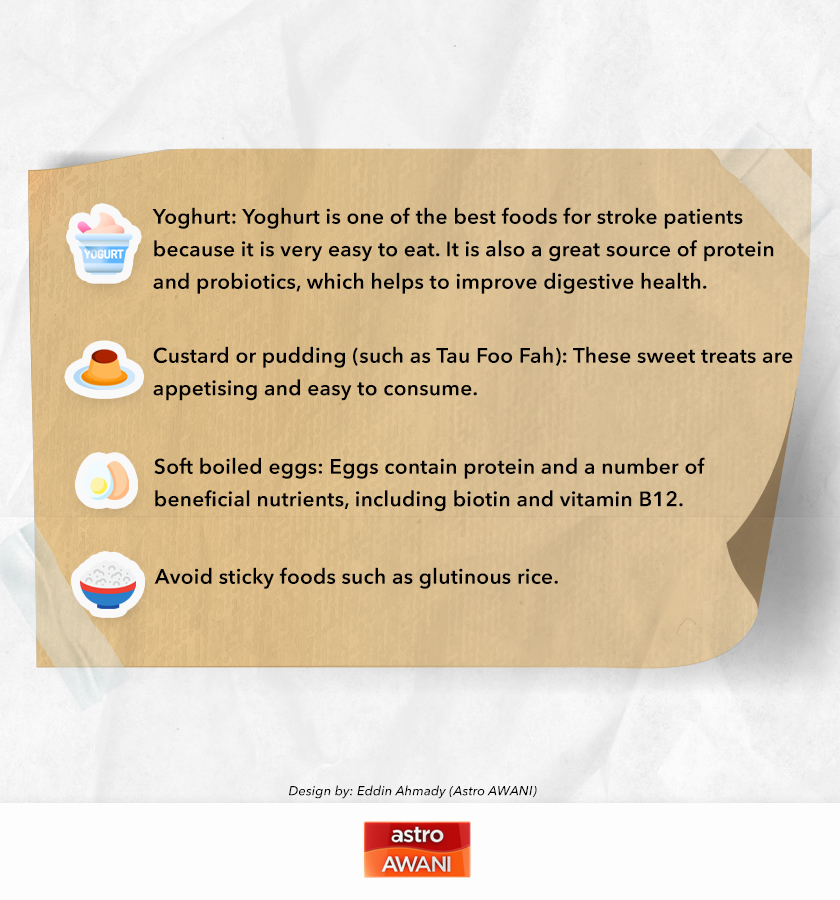 If you have problems with chewing and swallowing, you may need to eat soft food. - Astro AWANI