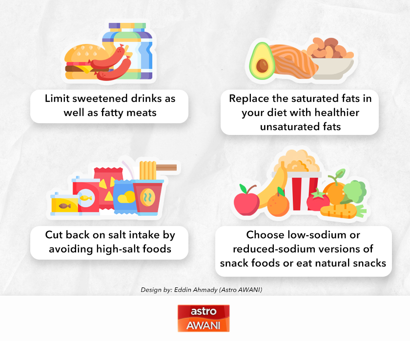 There are certain foods that stroke patients should avoid. - Astro AWANI