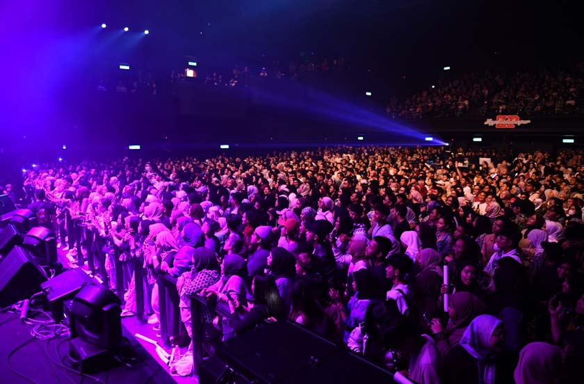 Suasana di konsert Patah Hati yang berlangsung di ibu negara pada Rabu. - Foto Astro AWANI