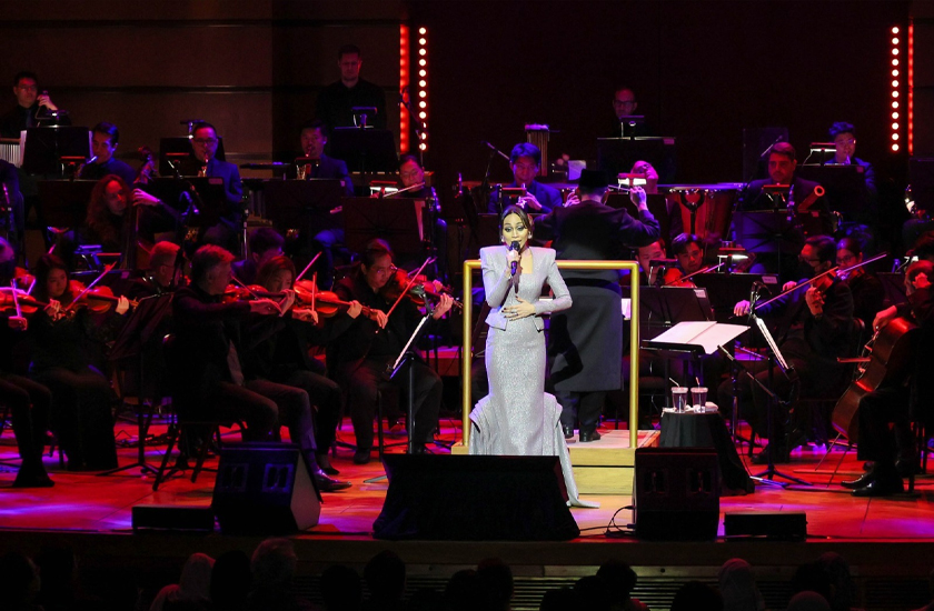 Dayang Nurfaizah anggun dalam persalinan rekaan Faizul Uziaf. - Gambar ihsan DFP