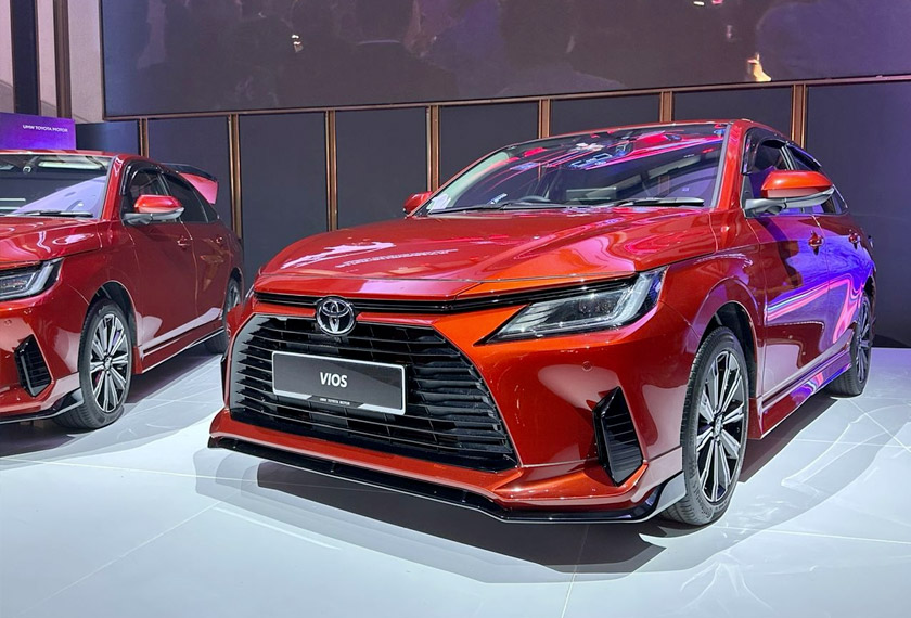 Reka baharu di bahagian hadapan yang beri nilai tambah kepada Vios - Foto/AstroAWANI