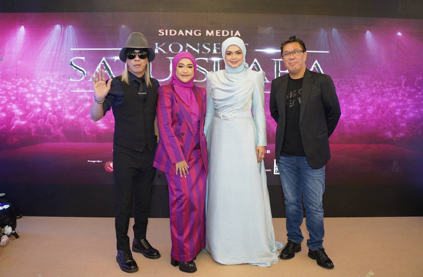 Datuk Seri Siti Nurhaliza berpadu suara bersama Jay Jay dan Ernie Zakri di Konsert Satu Suara Vol.3