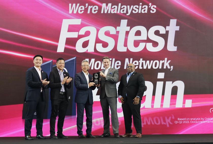 Yes 5G diiktiraf OOKLA sebagai rangkaian terpantas Malaysia untuk dua tahun berturut-turut (2022 & 2023).