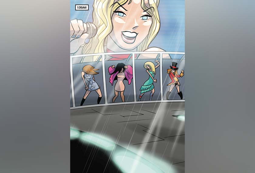 A page of the new Taylor Swift comic book 