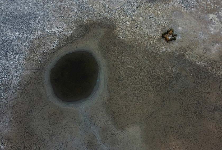 Partial view of Lake Titicaca, Latin America's largest freshwater basin, as it is edging towards record low levels, on Cojata Island, Bolivia. - REUTERS