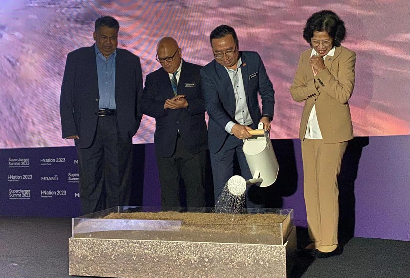 melancarkan Food Security Sandbox, Force For Good dalam Persidangan I-Nation anjuran MRANTI di Bangsar ibu negara pada Isnin