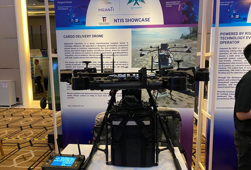 Food Security Sandbox melibatkan penggunaan drone, variable rate technology (VRT), sistem kedudukan global (GPS), Sistem maklumat geografi (GIS) atau Internet Pelbagai Benda (IoT). Gambar: Astro AWANI