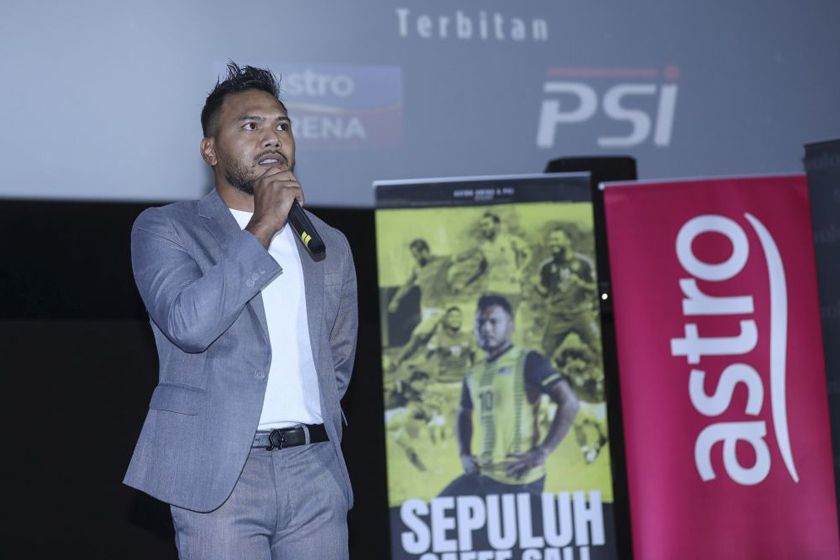 Sepuluh merupakan dokumentari mengenai perjalanan legenda bola sepak negara, Safee Sali, dalam merintis pahit manis bergelar seorang pemain profesional. - Foto Stadium Astro